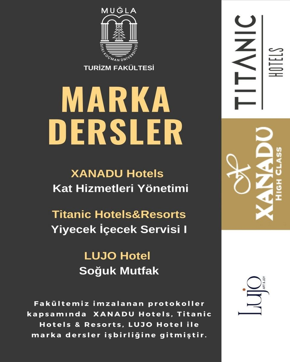 Fakültemiz İle Titanic, Xanadu Island ve Lujo Hotel Arasında İş Birliği Sözleşmesi İmzalandı