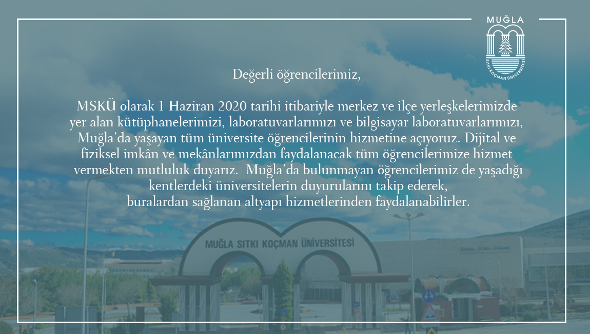 milas meslek yuksekokulu mugla sitki kocman universitesi kutuphane ve laboratuvarlar ogrencilerin kullanimina acildi