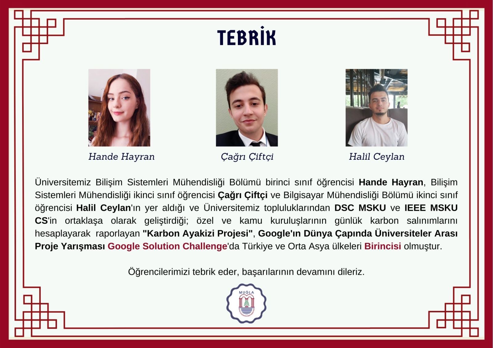 bilisim sistemleri muhendisligi mugla sitki kocman universitesi