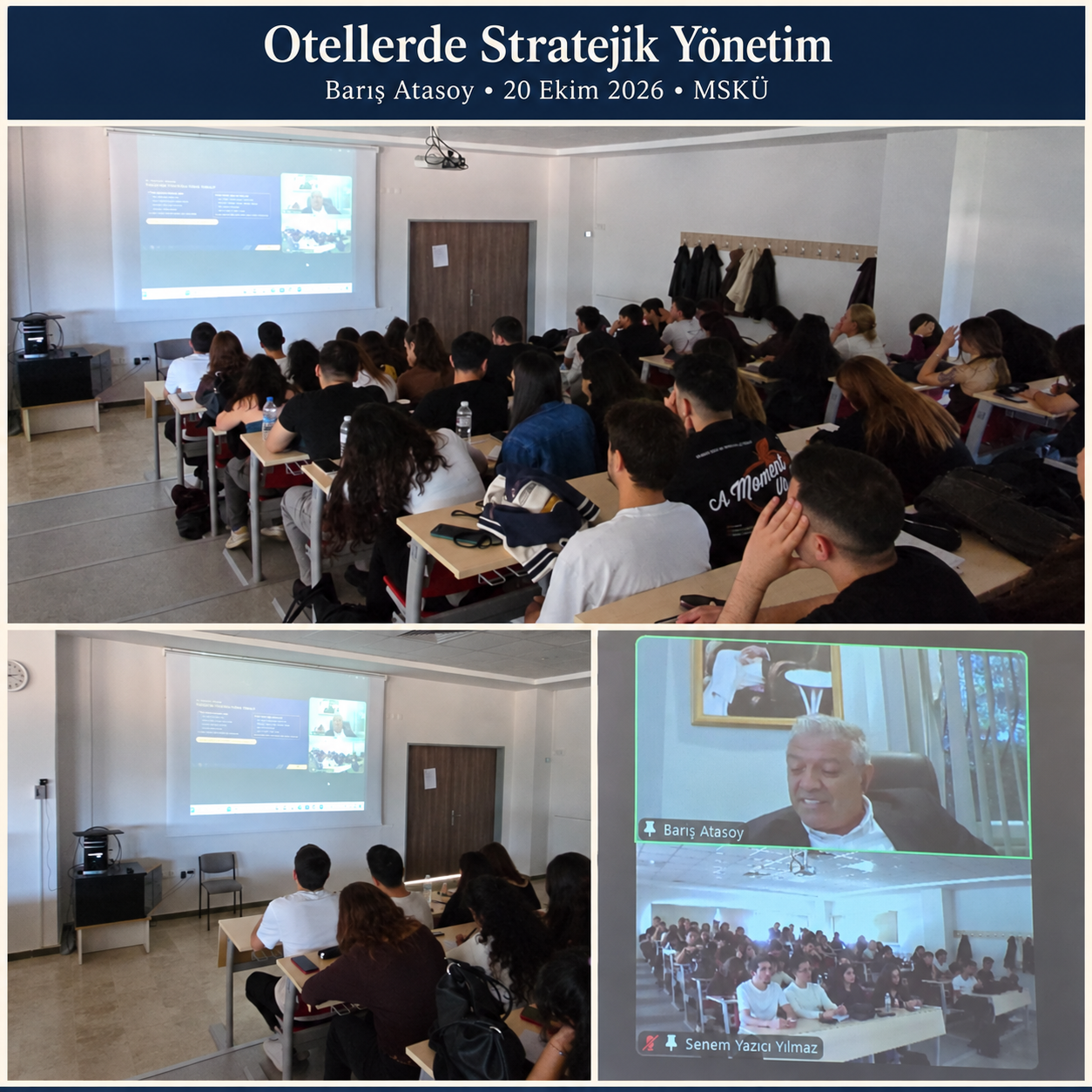 Turizm Fakültesinde Otellerde Stratejik Yönetim ve Kariyer Üzerine Sektör Buluşması