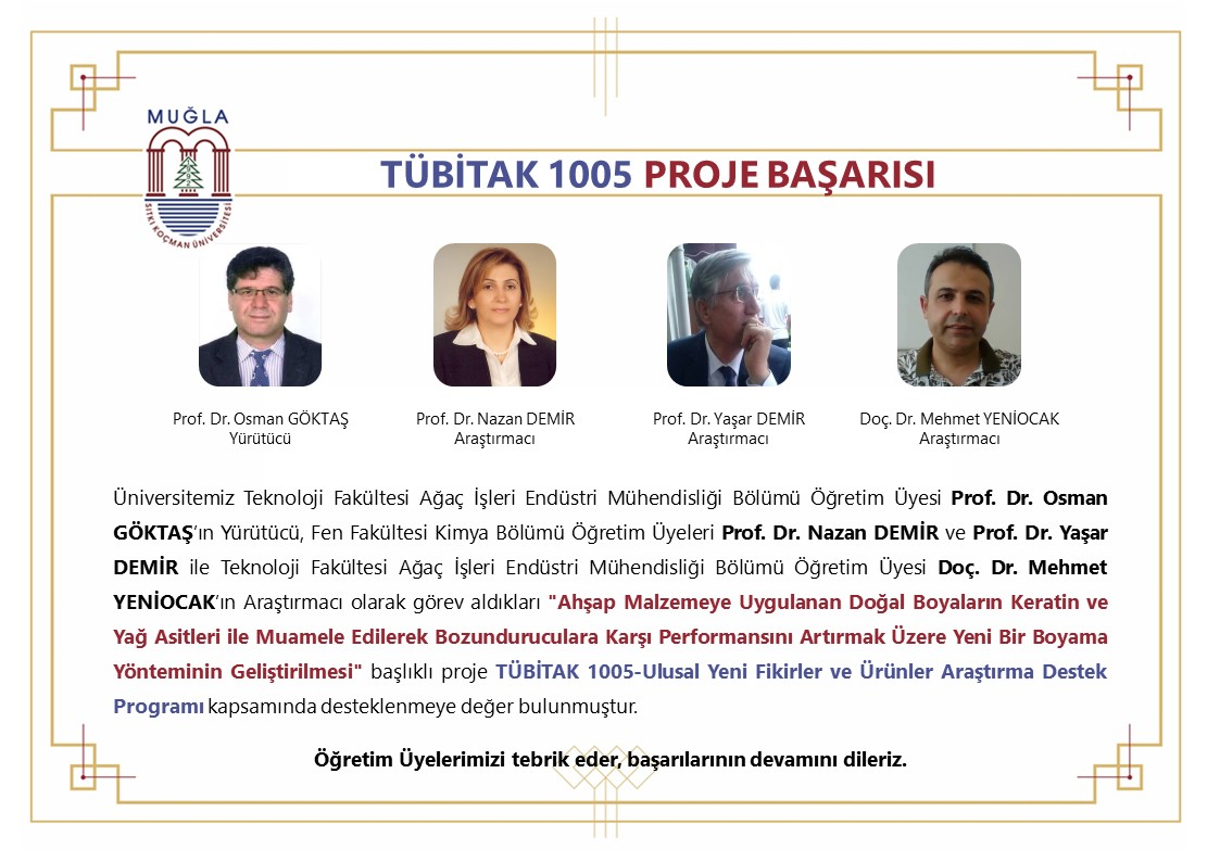 Öğretim Üyelerimizin Proje Başarısı 