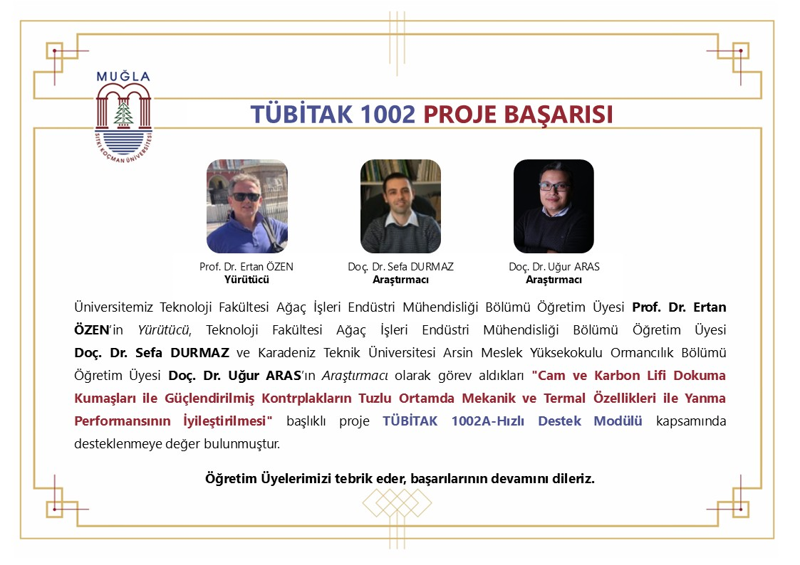 Öğretim Üyelerimizin Proje Başarısı