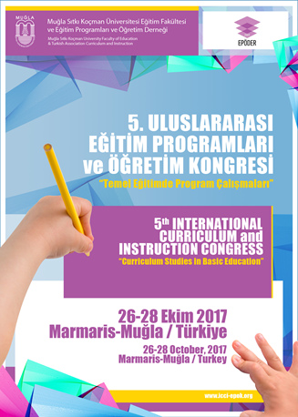5. Uluslararası Eğitim Programları ve Öğretim Kongresi