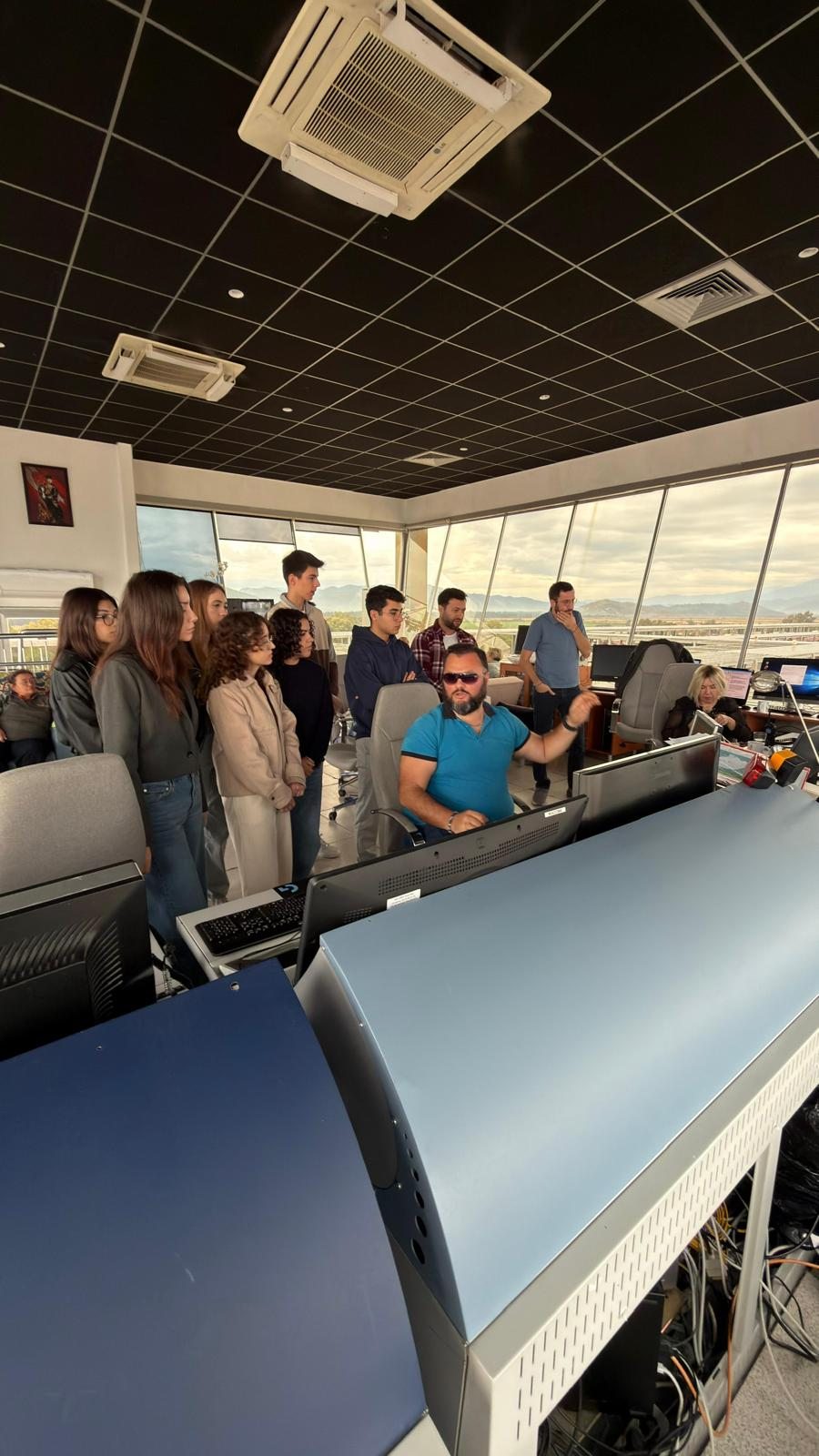 Delta Kanatlar Havacılık Topluluğu’ndan Dalaman Uluslararası Havalimanı’na Teknik Gezi