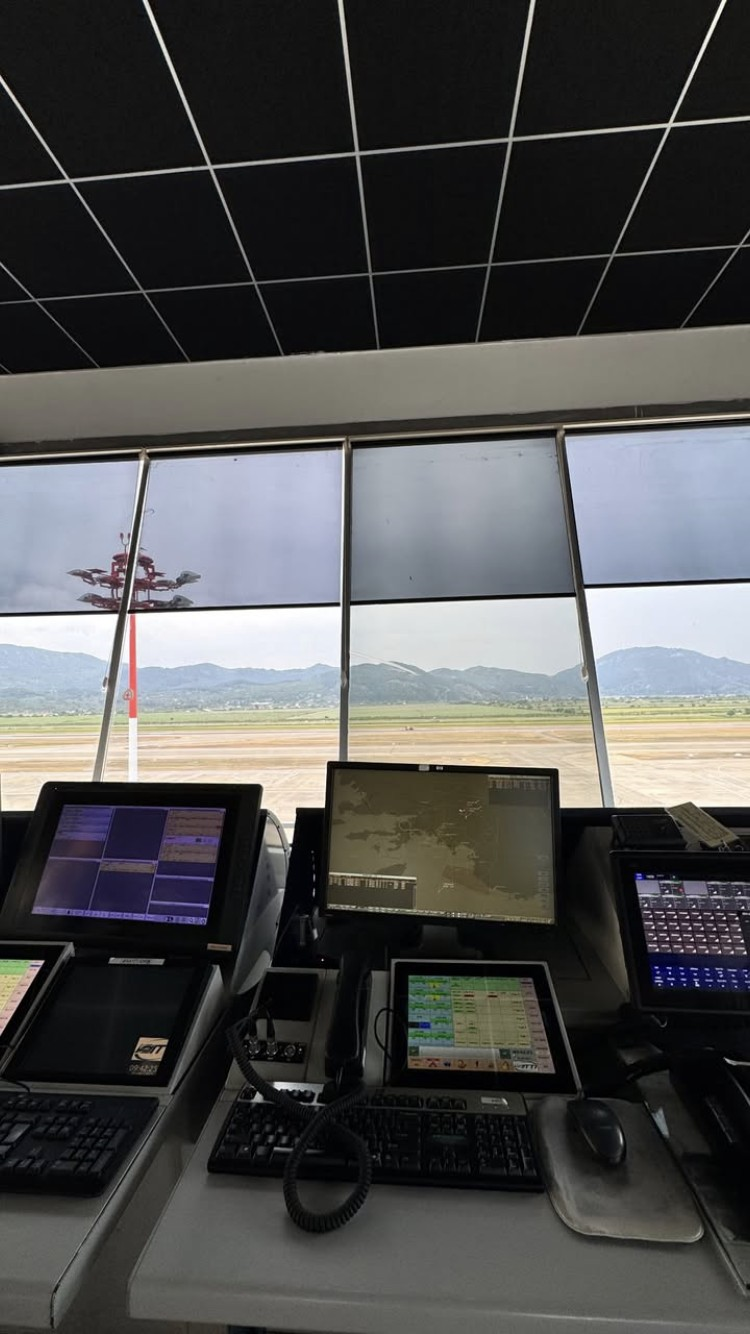 A technical visit was organized to the Dalaman Airport Air Traffic Control Tower.