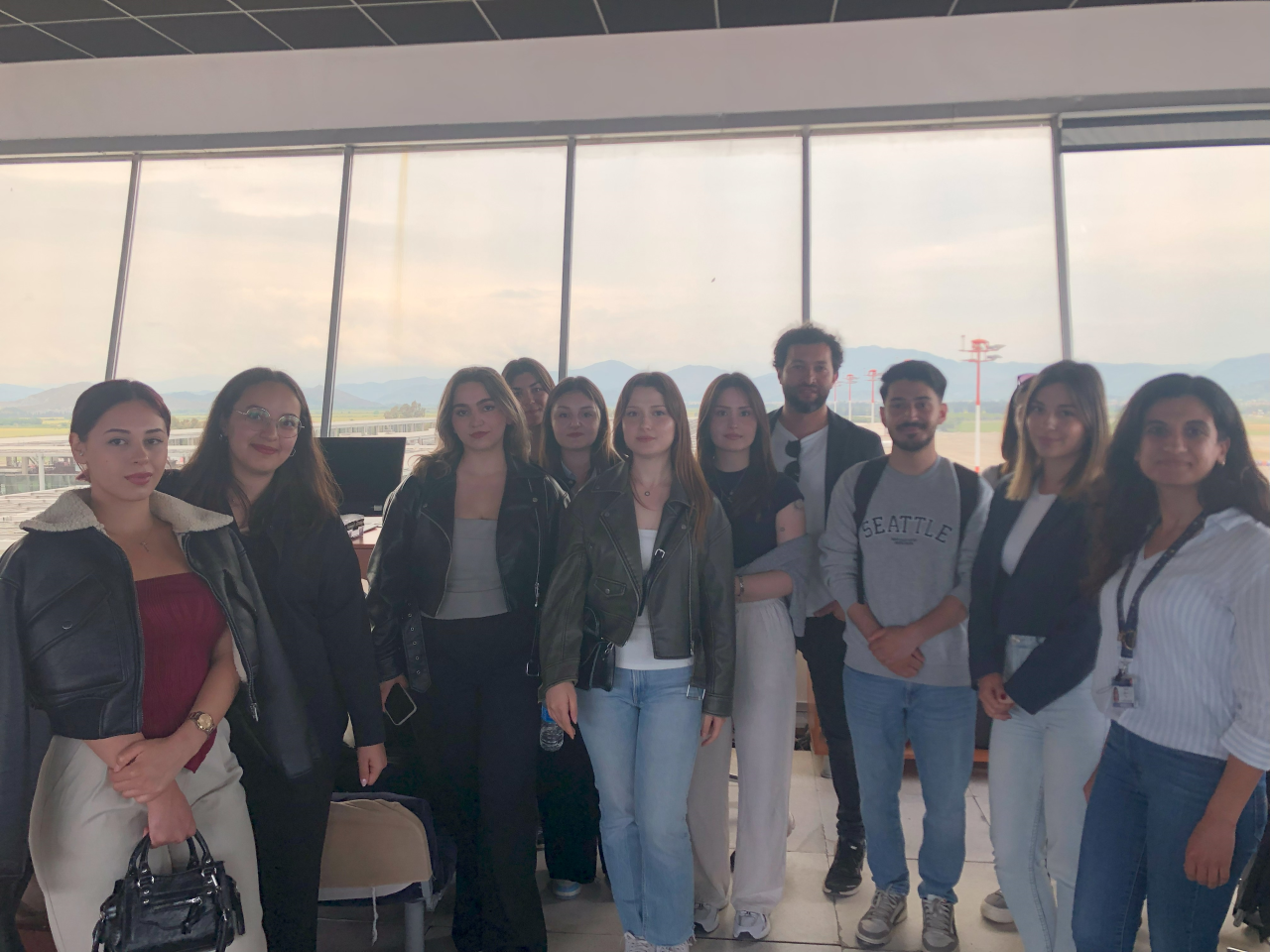 A technical visit was organized to the Dalaman Airport Air Traffic Control Tower.