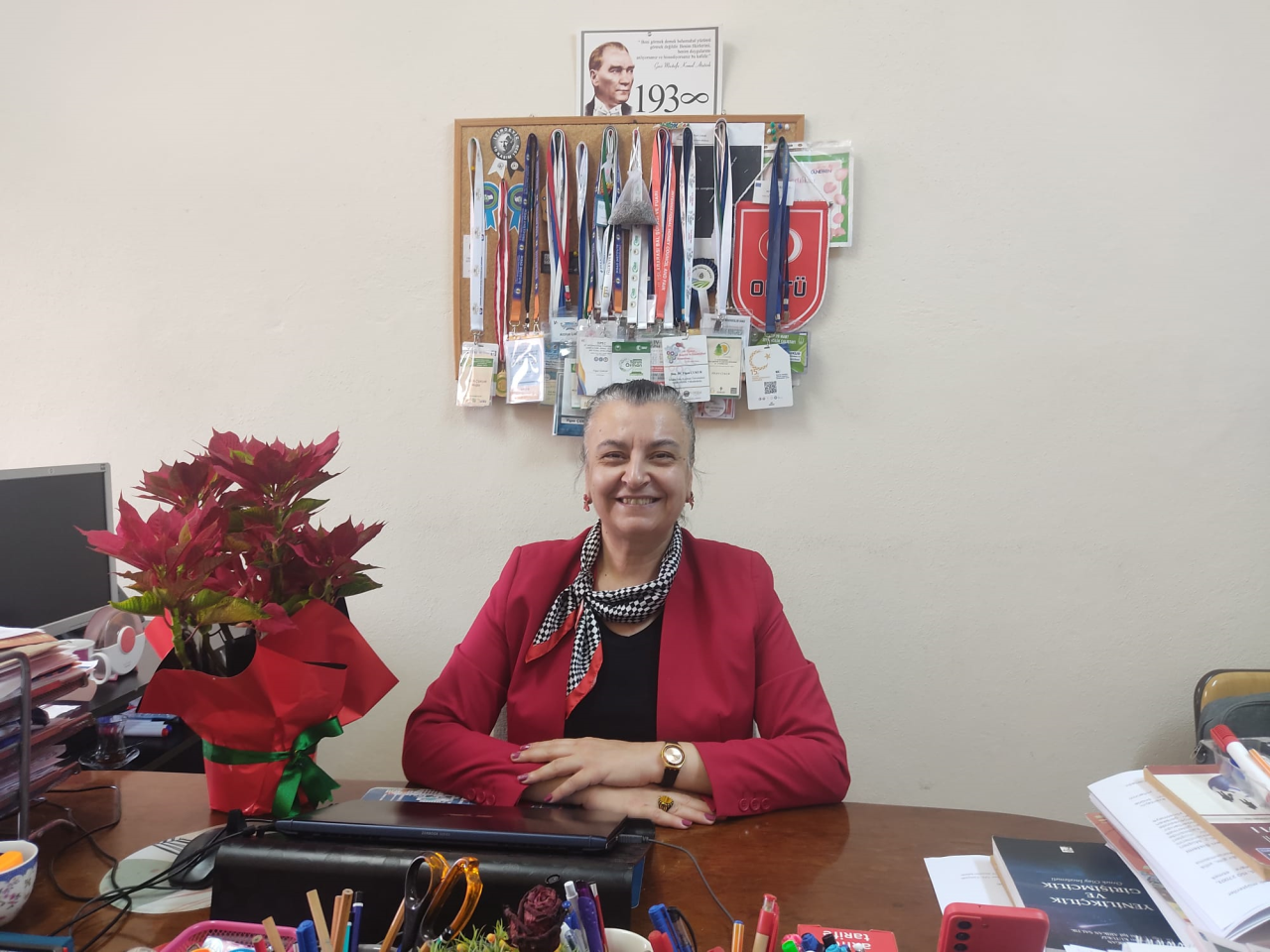 Milas MYO’dan Profesör Unvanı Alan Figen Çukur’a Tebrik Ziyareti