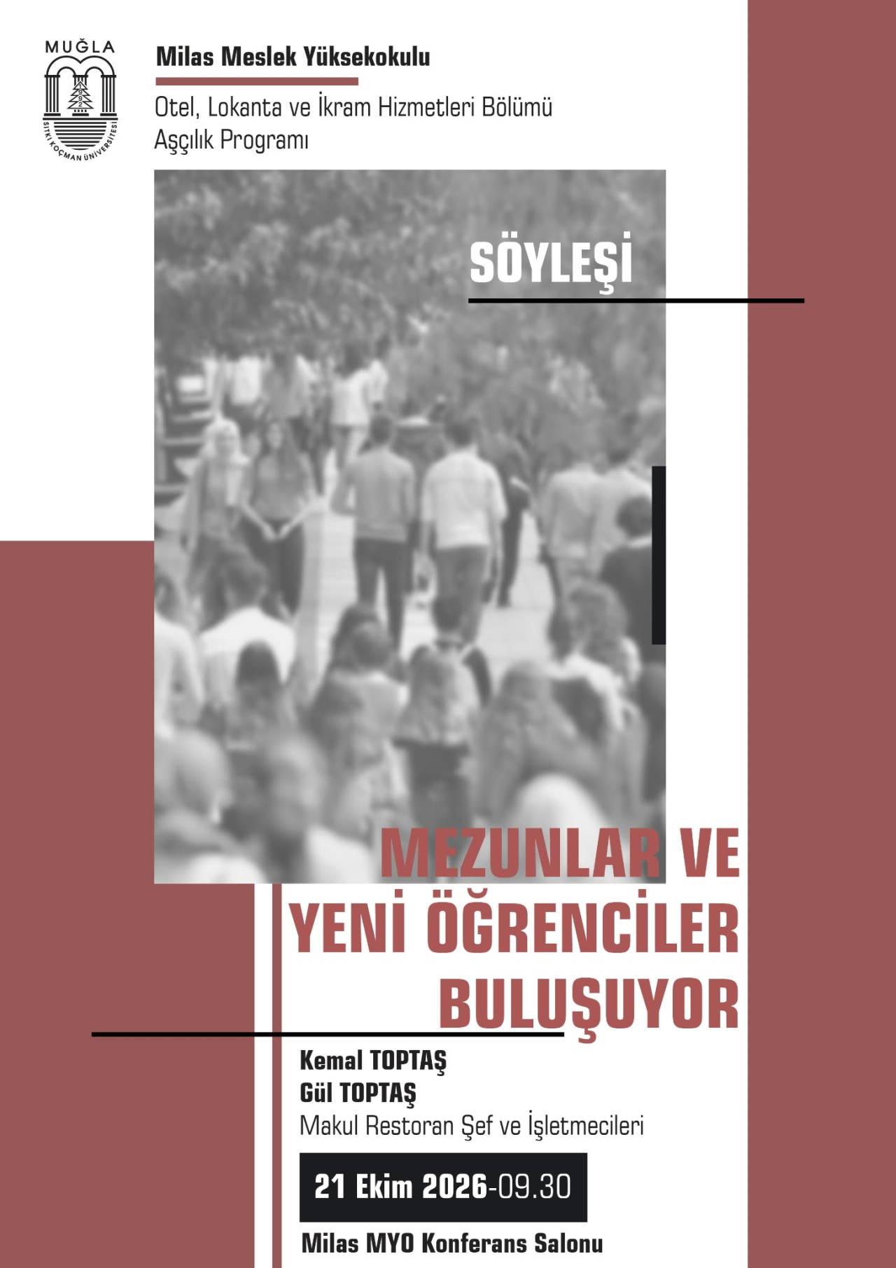 Aşçılık Programımızda “Mezunlar ve Yeni Öğrenciler Buluşuyor” Söyleşisi Gerçekleştirildi