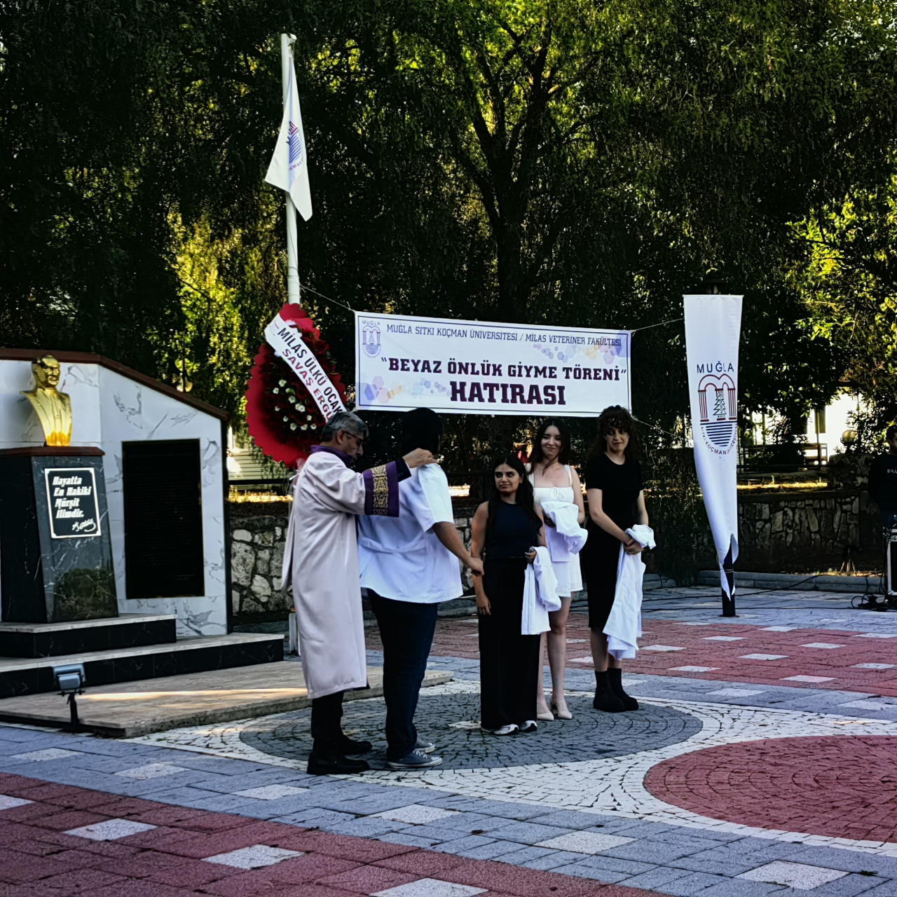 Milas Veteriner Fakültesi Beyaz Önlük Giyme, Morfoloji Binası ve Hayvan Hastanesi Geçici Hizmet Binası Açılış Töreni Gerçekleştirildi