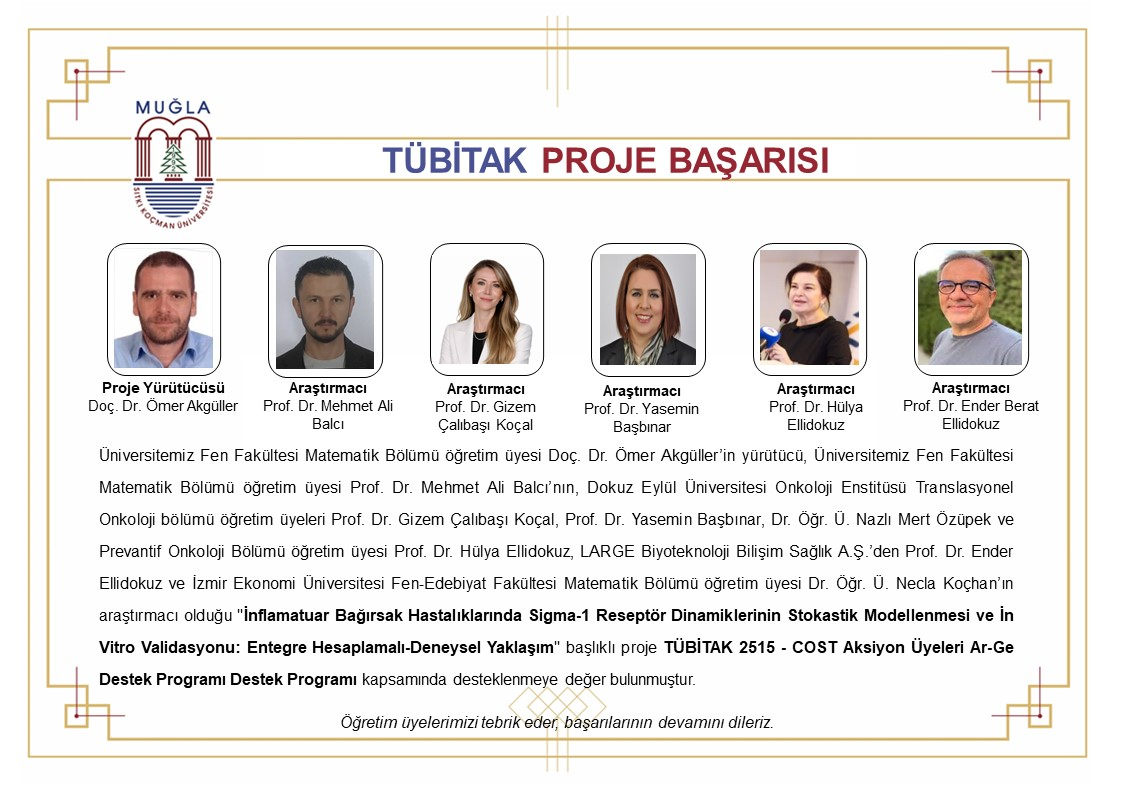 TÜBİTAK PROJE BAŞARISI