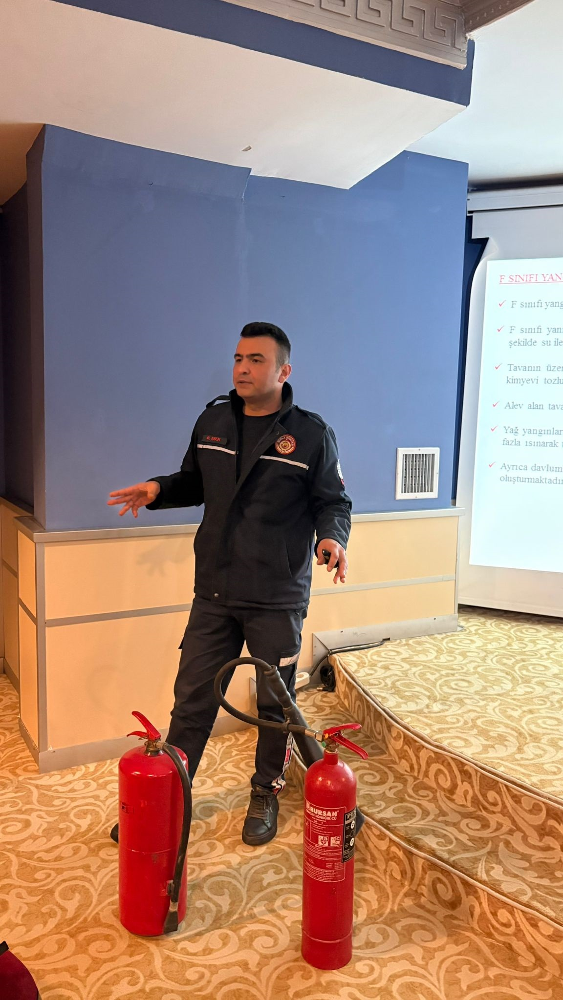 Yangın Önleme ve Korunma eğitimi gerçekleştirildi.