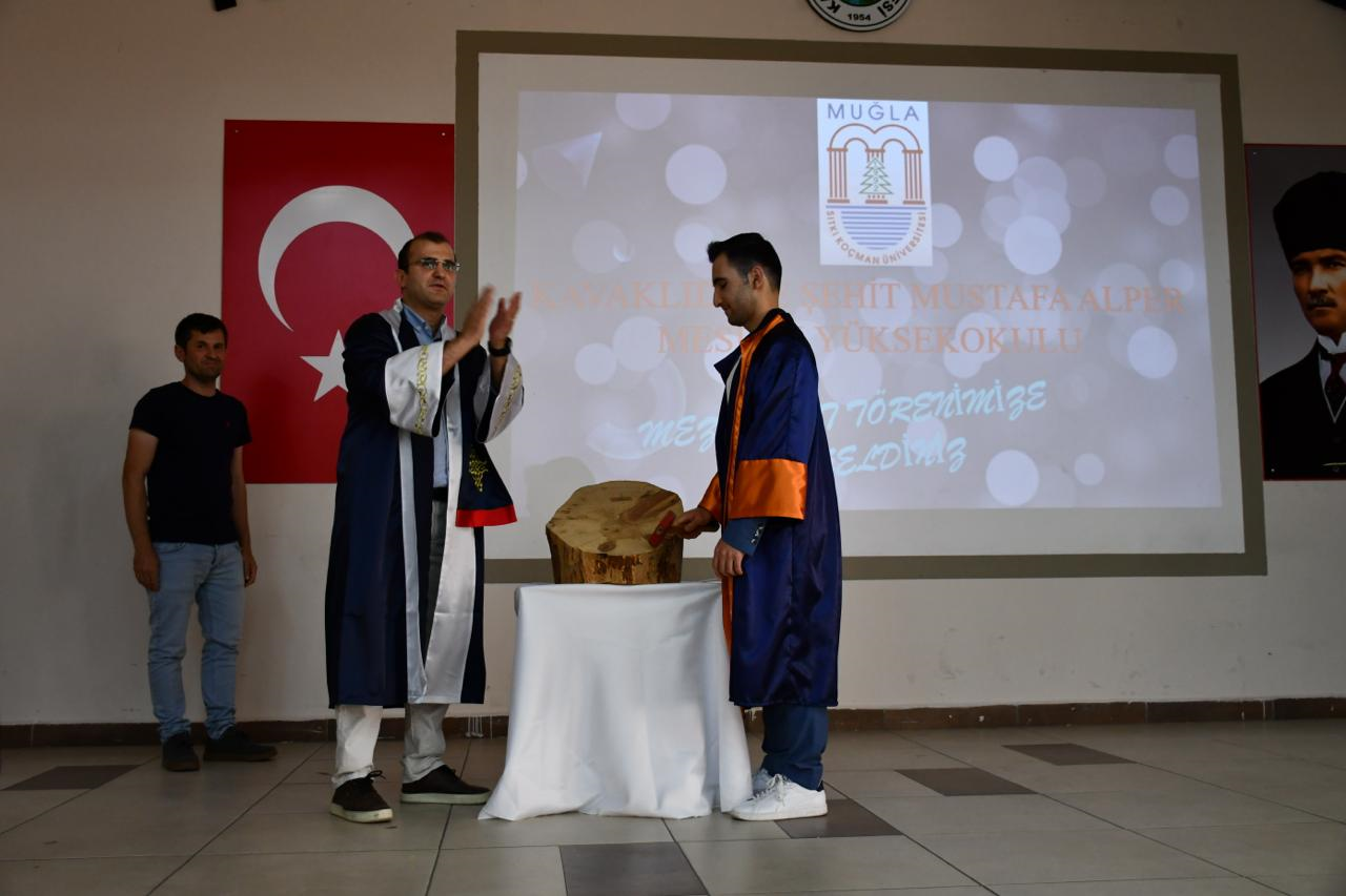 Kavaklıdere Şehit Mustafa Alper Meslek Yüksekokulu 7. Mezunlarını Verdi