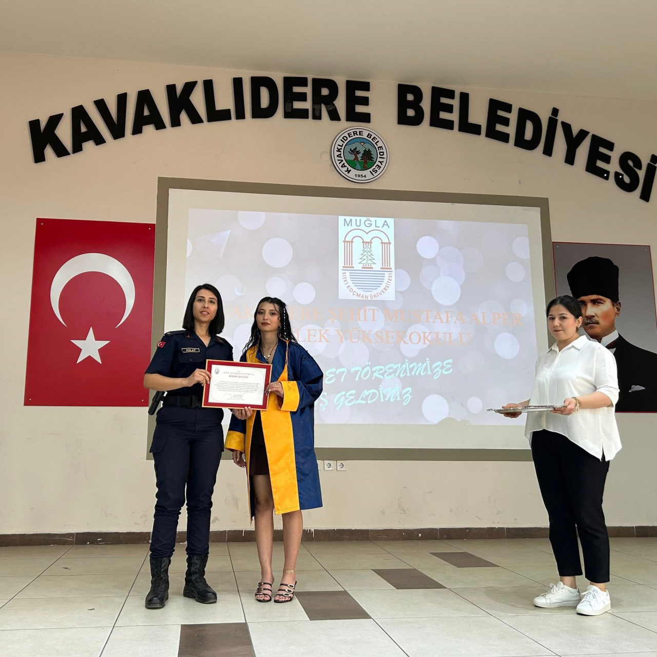 Kavaklıdere Şehit Mustafa Alper Meslek Yüksekokulu 7. Mezunlarını Verdi