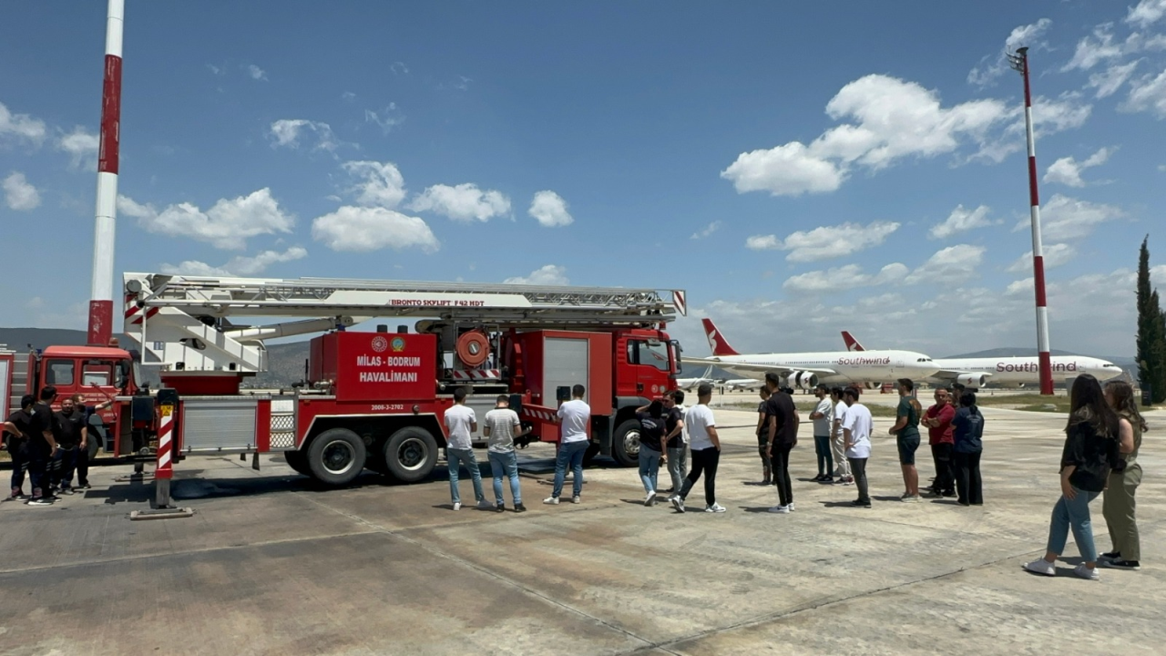 Milas-Bodrum havaalanı teknik ziyaret