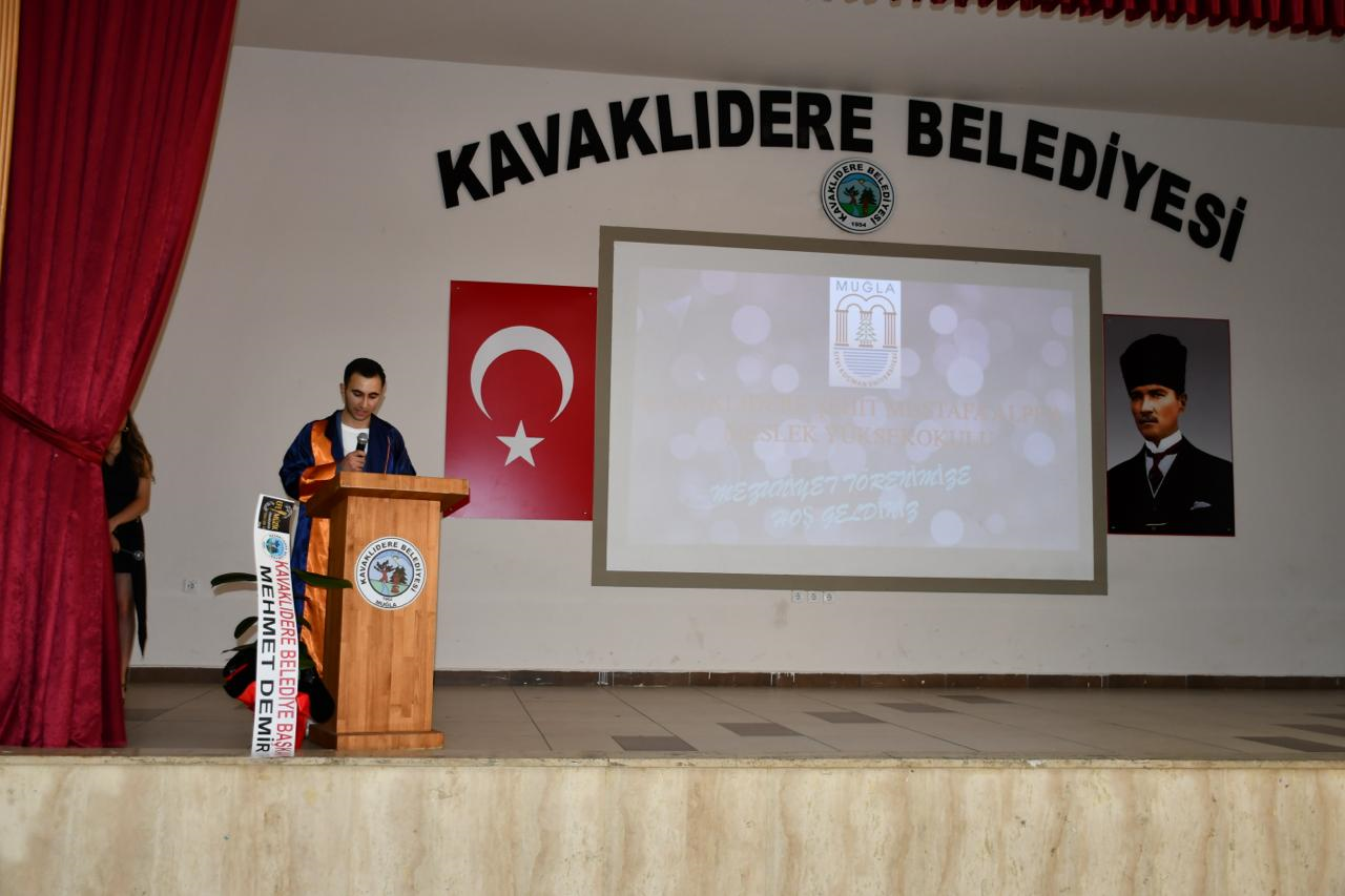 Kavaklıdere Şehit Mustafa Alper Meslek Yüksekokulu 7. Mezunlarını Verdi