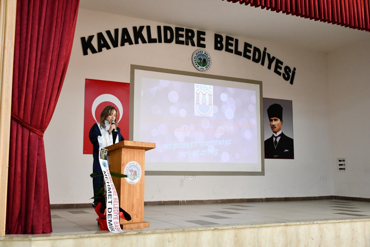 Kavaklıdere Şehit Mustafa Alper Meslek Yüksekokulu 7. Mezunlarını Verdi