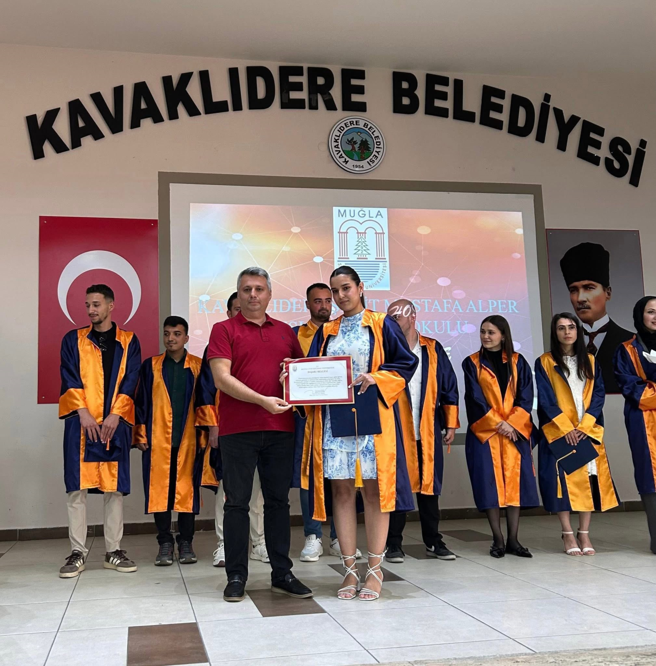 Kavaklıdere Şehit Mustafa Alper Meslek Yüksekokulu 7. Mezunlarını Verdi