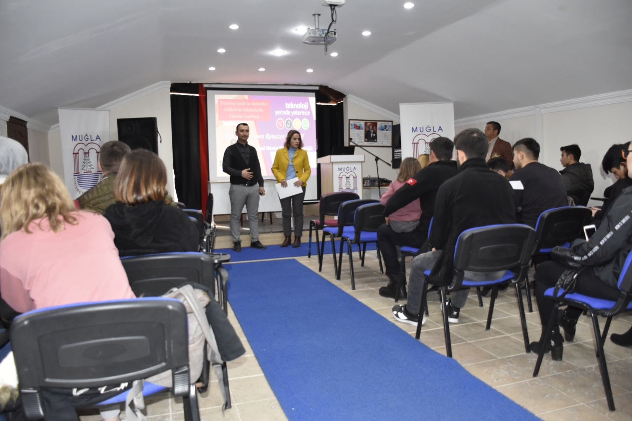 Köyceğiz Meslek Yüksekokulu Müdürlüğü öğrencilerine Teknoloji Bağımlılığı semineri verildi