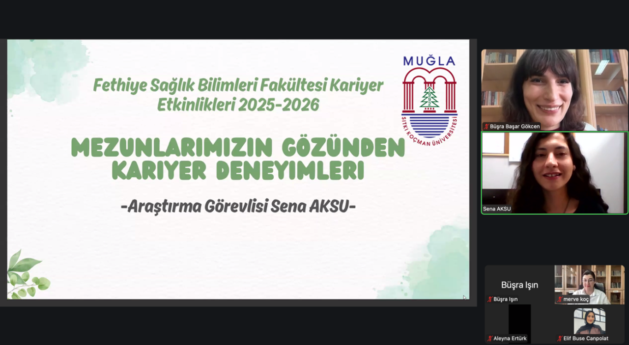 Kariyer Günleri Kapsamında Mezunlarımızın Kariyer Deneyimleri Etkinliği Gerçekleştirildi