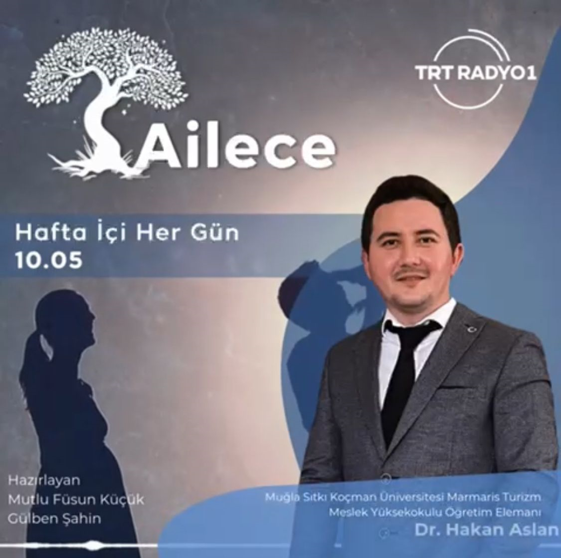 Öğr. Gör. Dr. Hakan Aslan TRT Radyo 1 “Ailece” Programına Konuk Oldu