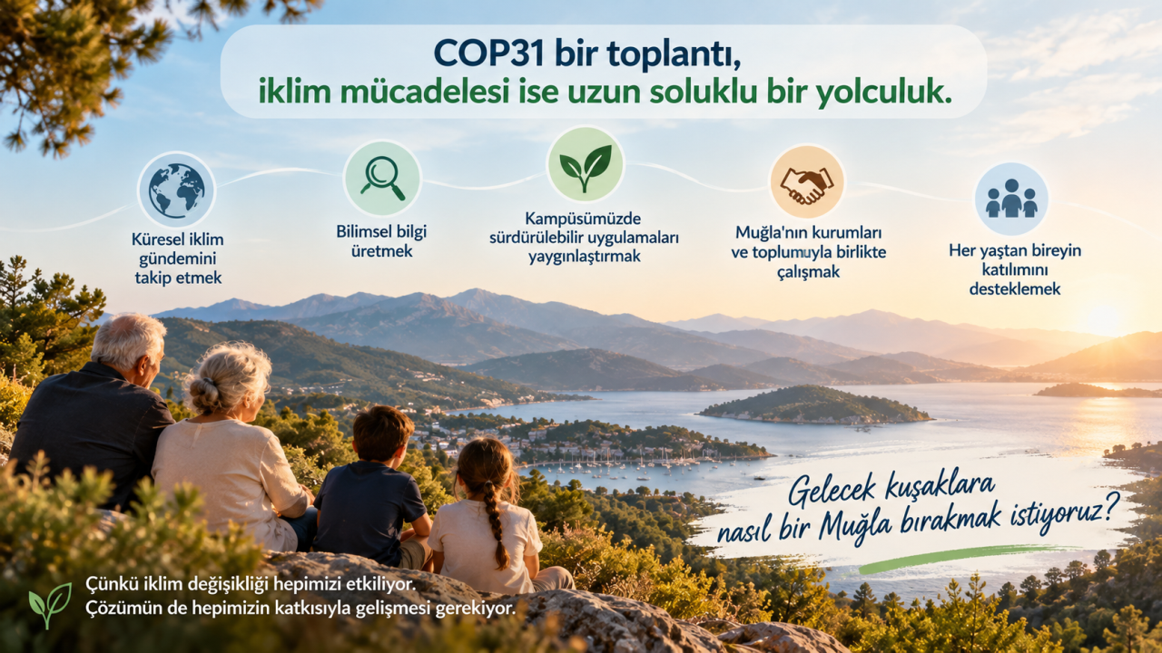 ?? MSKÜ Tazelenme Üniversitesinde COP31 ve Sürdürülebilir Yeşil Kampüs Farkındalık Dersi Gerçekleştirildi