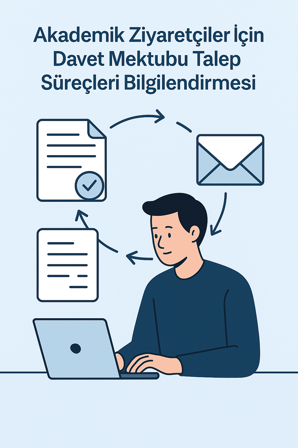 Akademik Ziyaretçiler İçin Davet Mektubu Talep Süreçleri Bilgilendirmesi