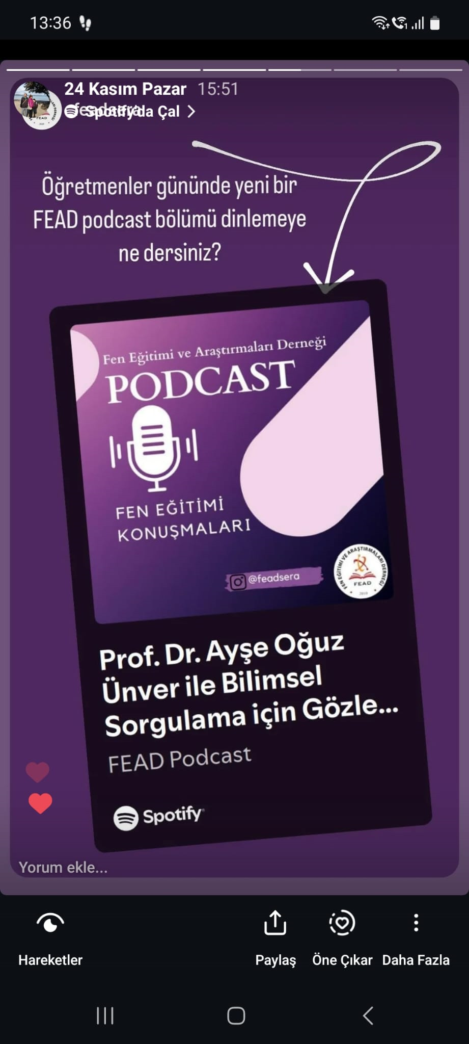 Fen Eğitimi ve Araştırmaları Derneği PODCAST