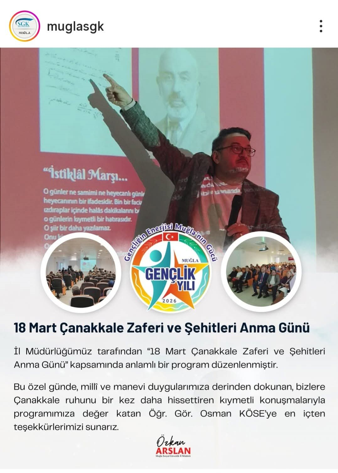 KONFERANS Öğr. Gör. Osman KÖSE