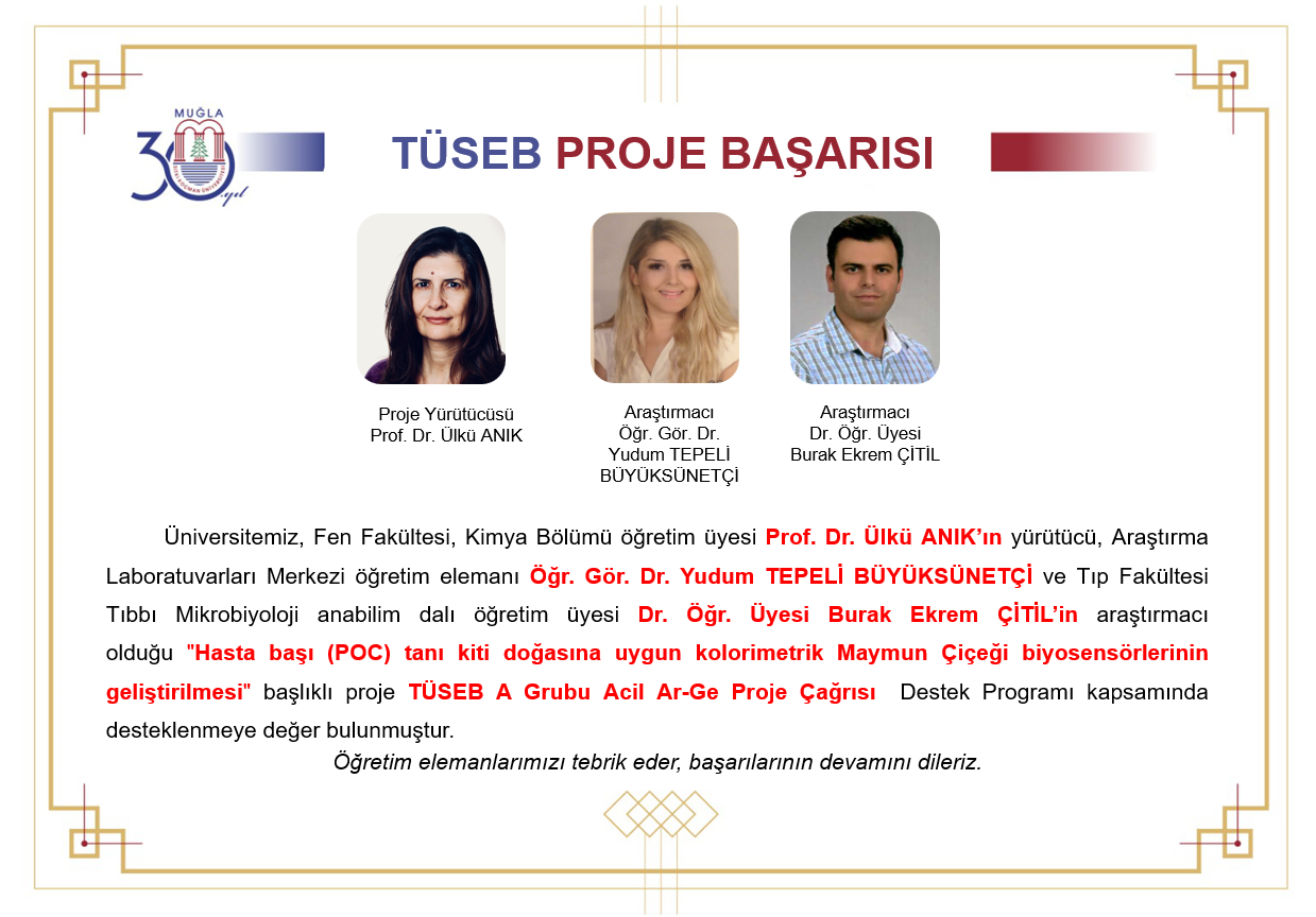 TÜSEB Proje Başarısı
