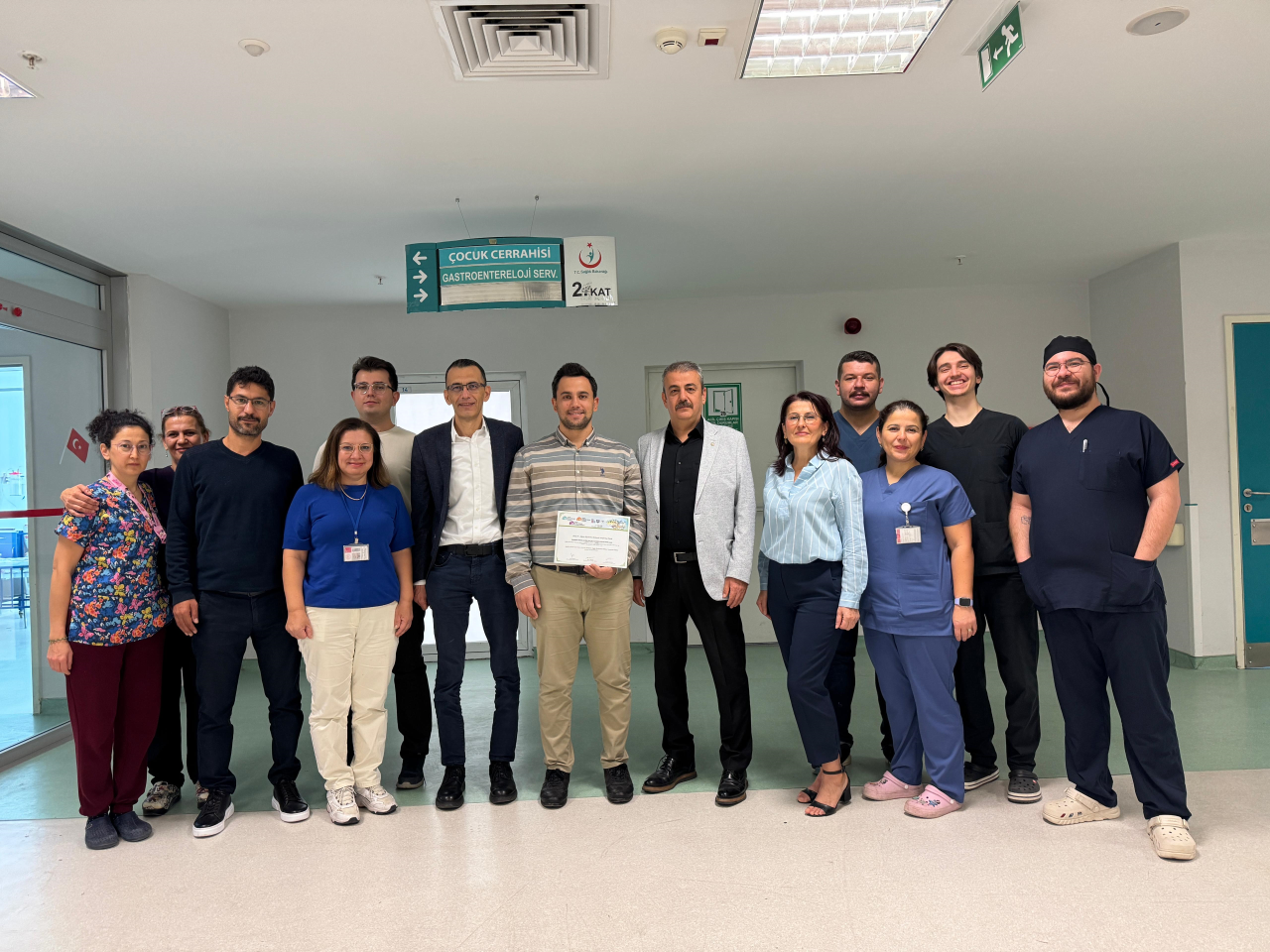 Çocuk Cerrahisi Anabilim Dalı Araştırma Görevlisi Dr. Muhammet Kurt’a  “Prof. Dr. Akgün Hiçsönmez Bilimsel Araştırma Ödülü’’
