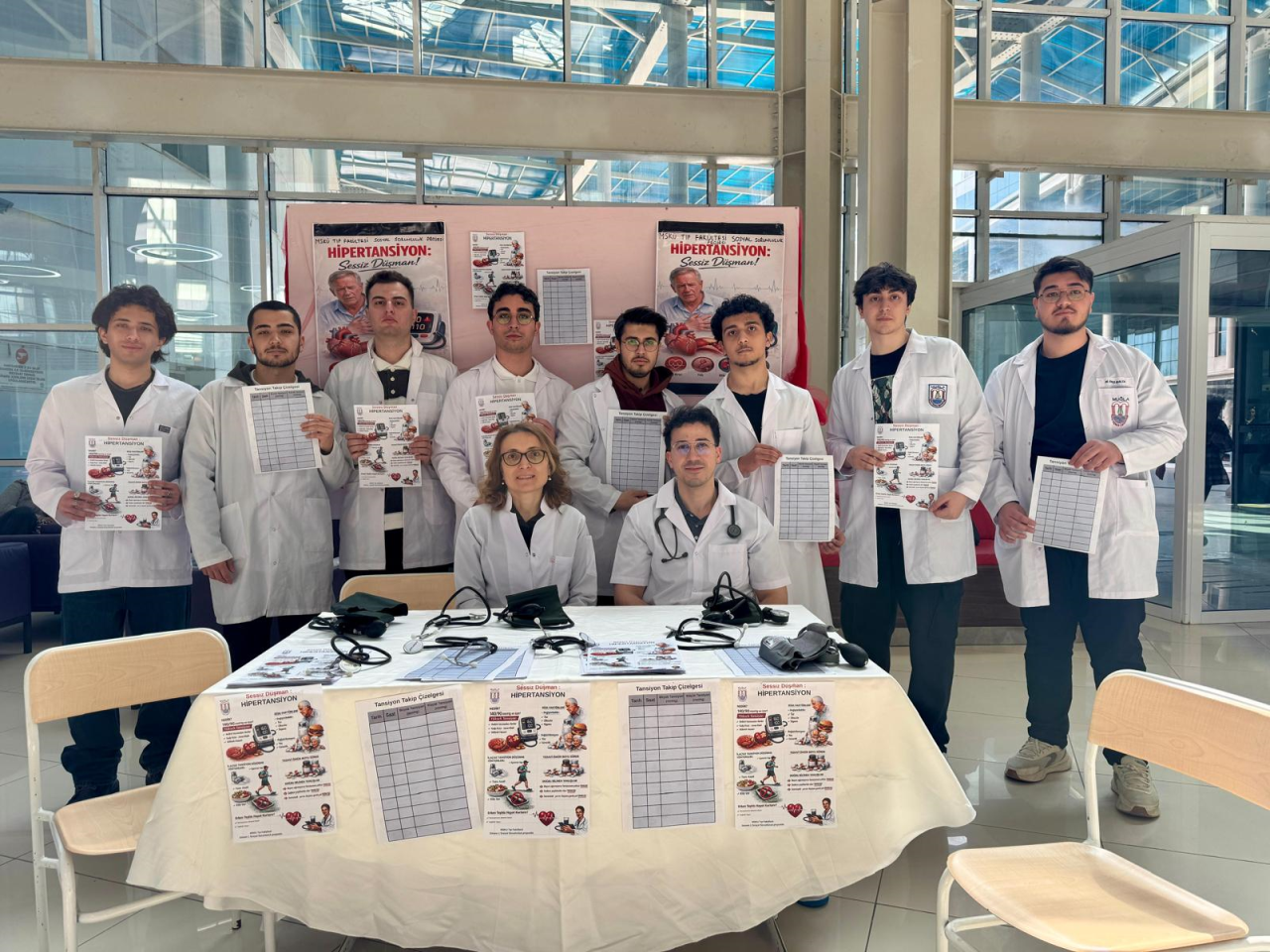 MSKÜ Tıp Fakültesi Öğrencileri Hipertansiyon Farkındalığı İçin Sahaya Çıktı