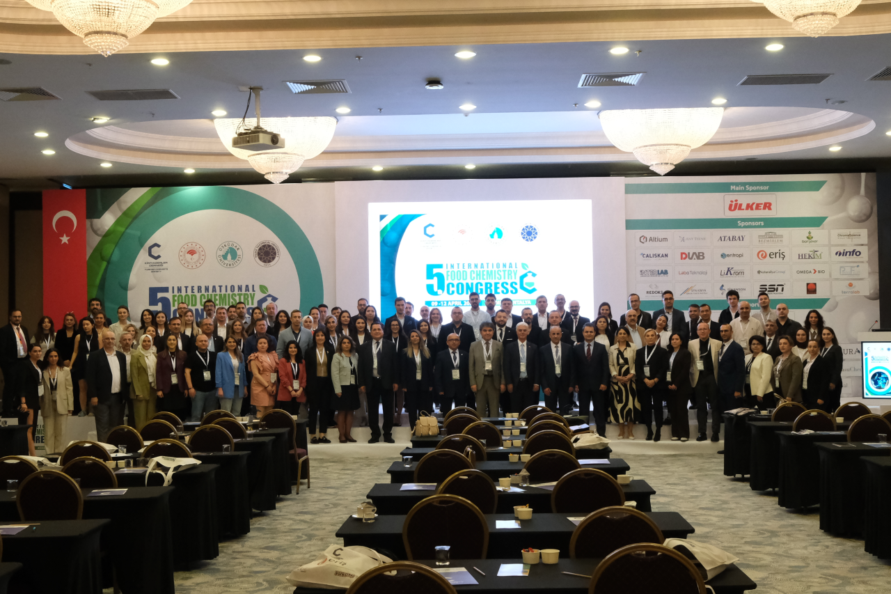 5. Uluslararası Gıda Kimyası Kongresi’nde Bölümümüzden Önemli Temsil