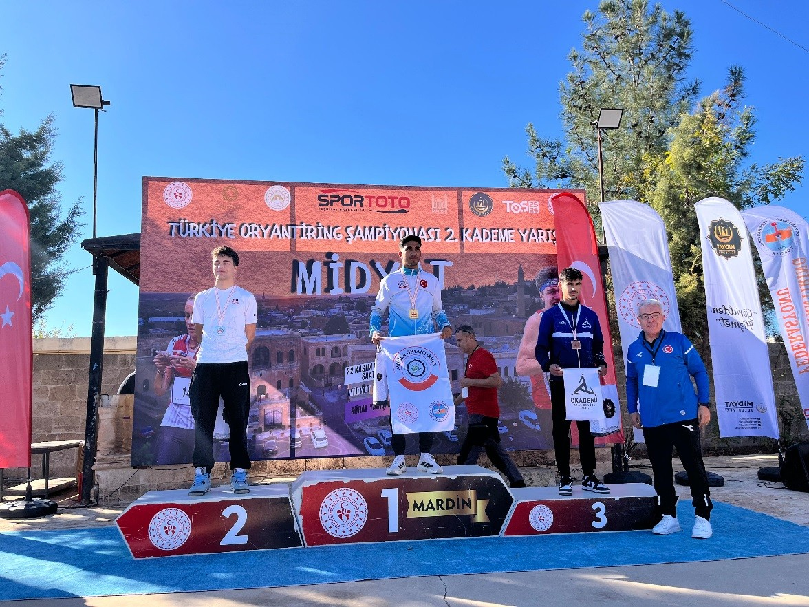 Oryantiring Türkiye Şampiyonasında Öğrencimizden Birincilik