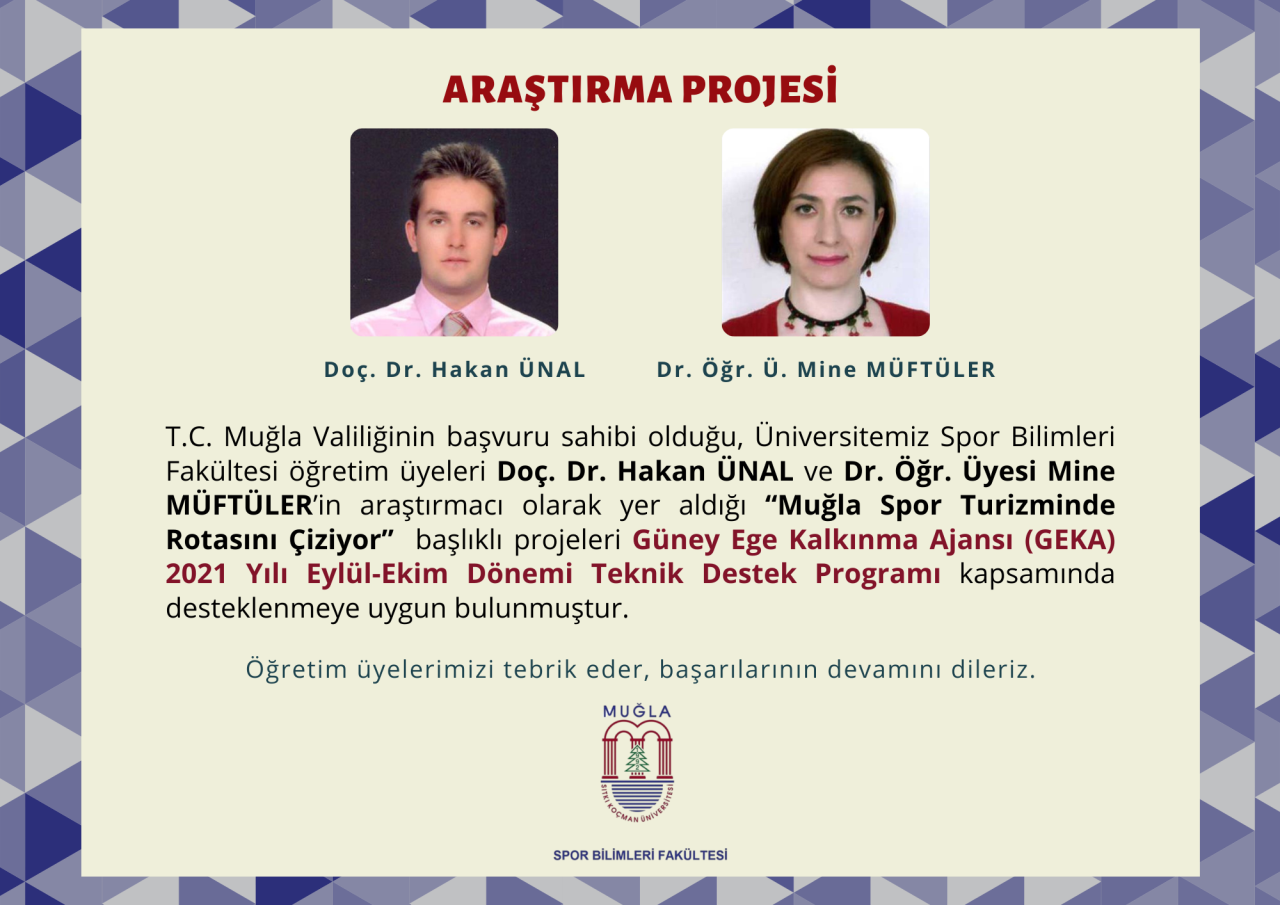 Öğretim Üyemiz Dr. Öğr. Üyesi Mine MÜFTÜLER