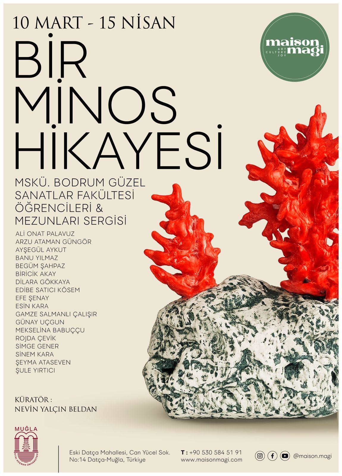 "Bir Minos Hikayesi" Seramik Sergisi Datça