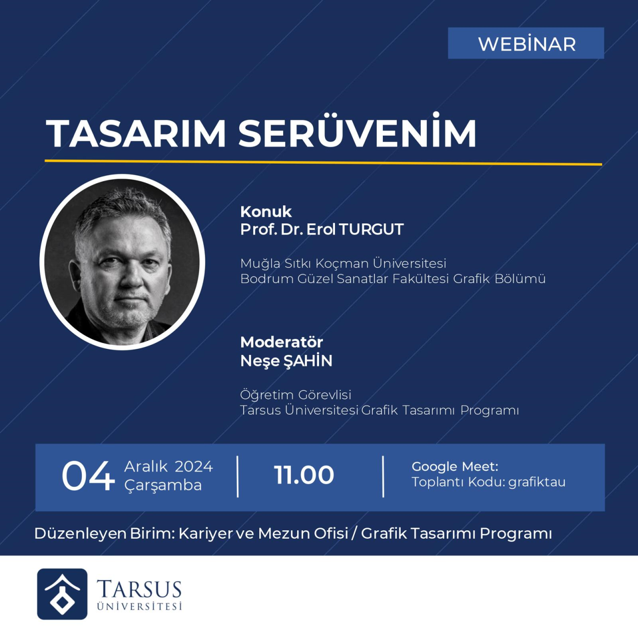 Prof. Erol Turgut "Tasarım Serüvenim" 