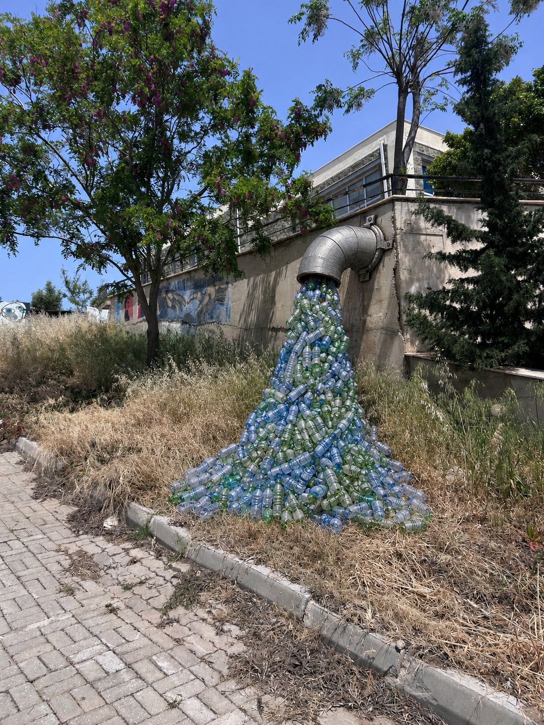 Seramik Bölümü öğretim üyesi Doç. Ayşe Canbolat’ın yürüttüğü Sanat ve Ekoloji Dersi kapsamında üretilen 
