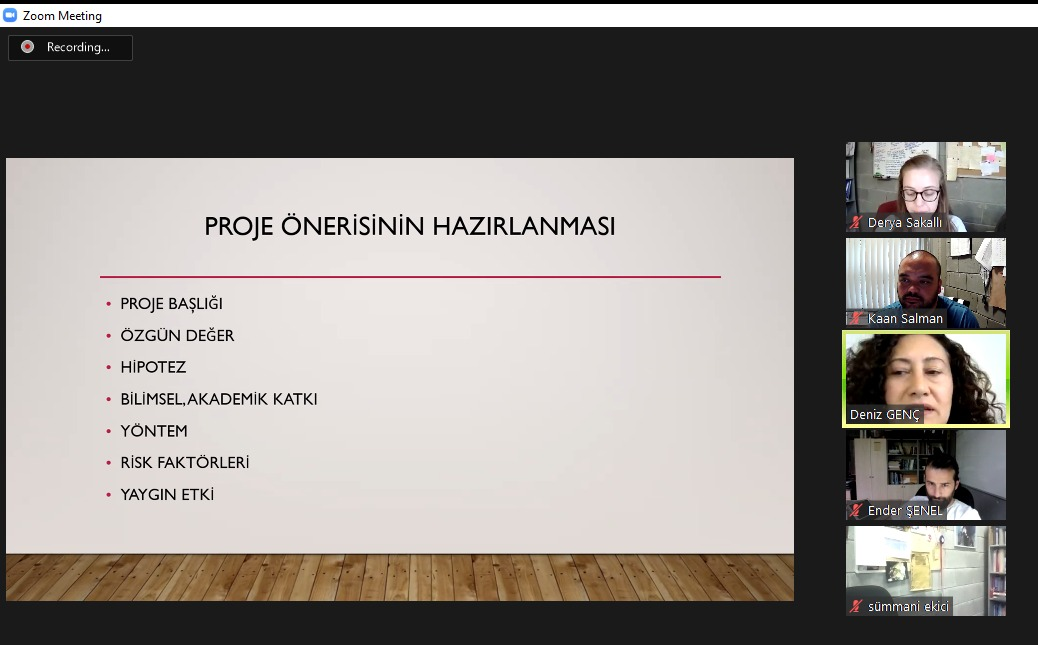 Fakültemizde "TÜBİTAK Öğrenci Projeleri Eğitimi" Etkinliği Dr.Öğr.Üyesi Deniz Genç