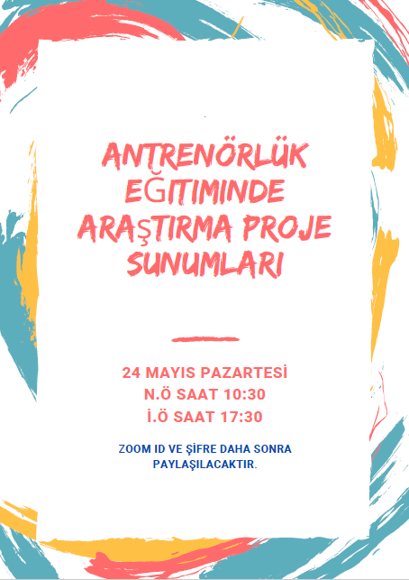 Antrenörlük Eğitimi Araştırma ve Proje Dersi Sunumları Gerçekleştirildi.