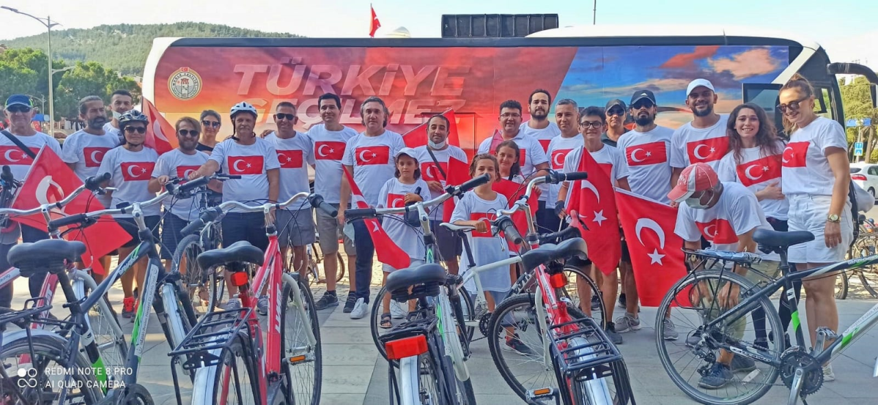 Pedallar "15 Temmuz Demokrasi ve Milli Birlik Günü" İçin Çevrildi