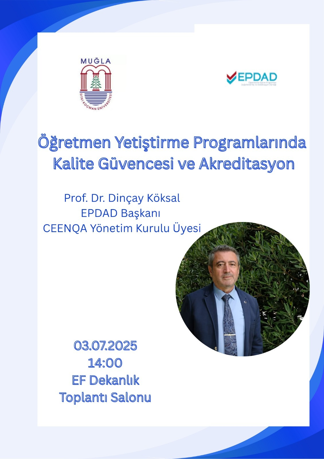 Öğretim Elemanlarımız Öğretmen Yetiştirme Programlarında Kalite Güvencesi ve Akreditasyon Eğitimine Katıldı