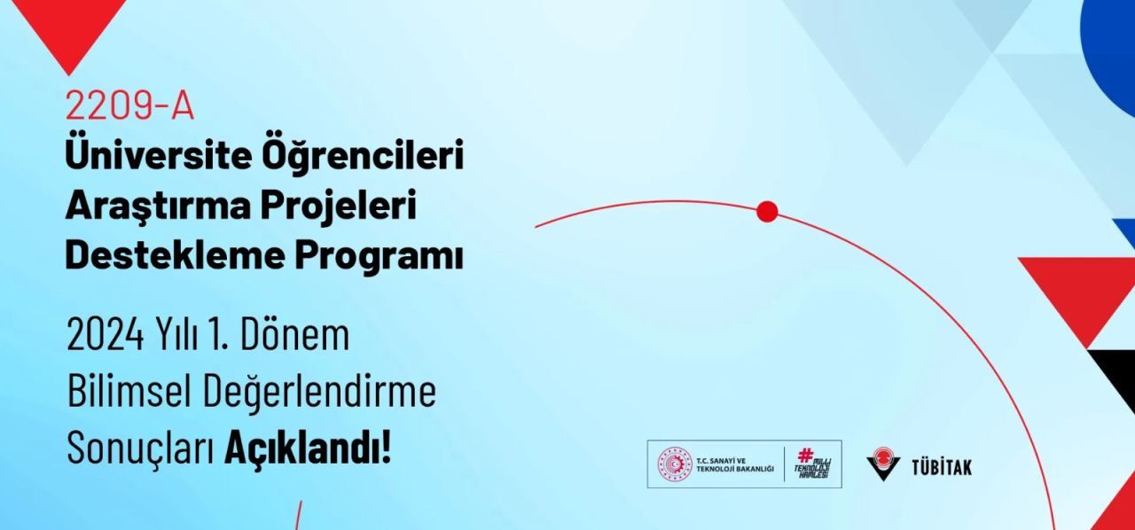 TÜBİTAK 2209-A 2024/1 Dönem Sonuçları Açıklandı
