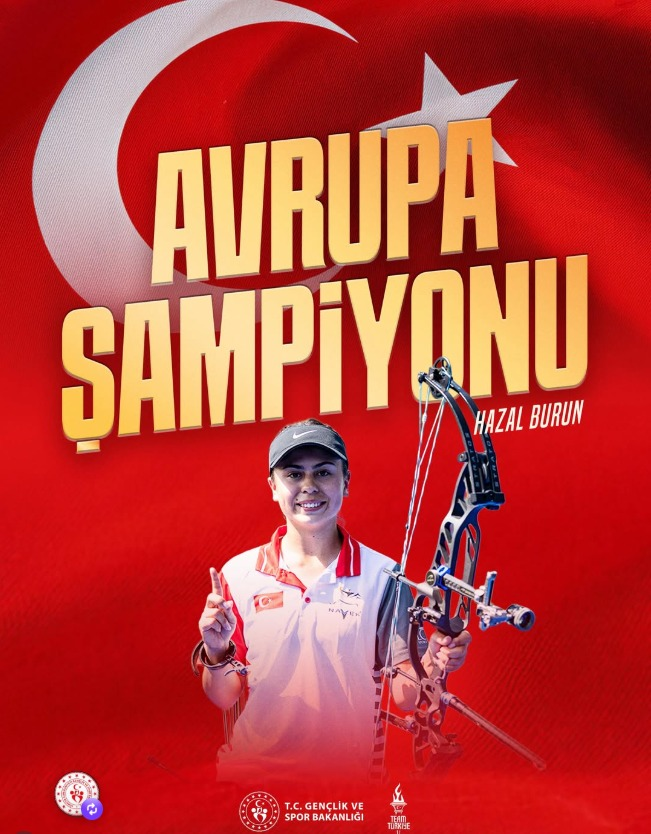 Milli Okçularımız Hazal Burun ve Emircan Haney Avrupa Şampiyonu Oldu