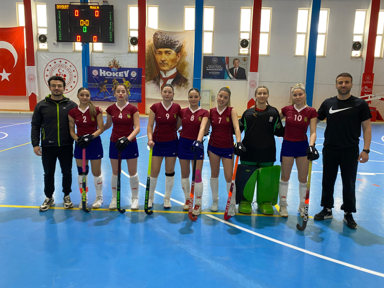 MSKÜ Hokey Takımlarından Ünilig Türkiye Şampiyonası’nda Çifte Başarı