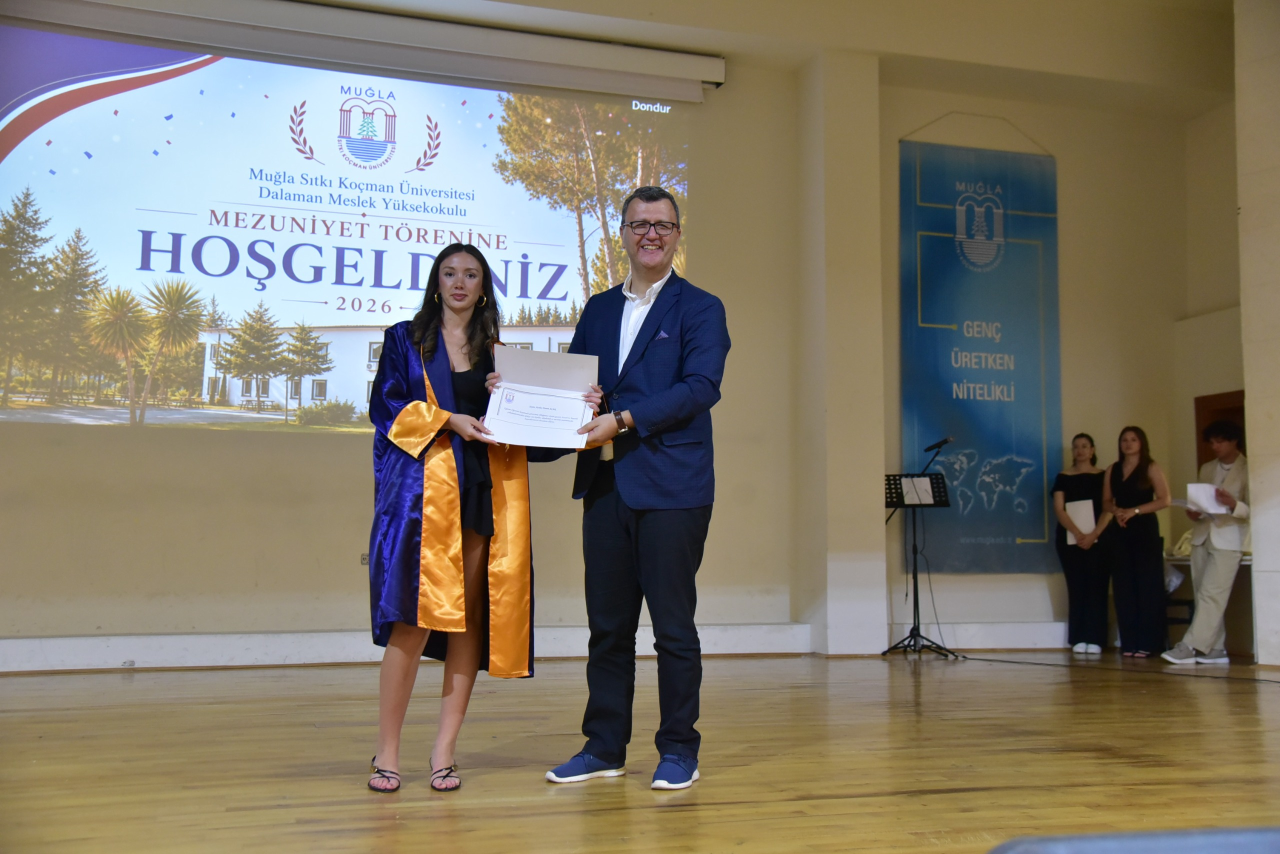 Dalaman Meslek Yüksekokulu 2025-2026 Akademik Yılı Mezunlarını Coşkuyla Uğurladı.