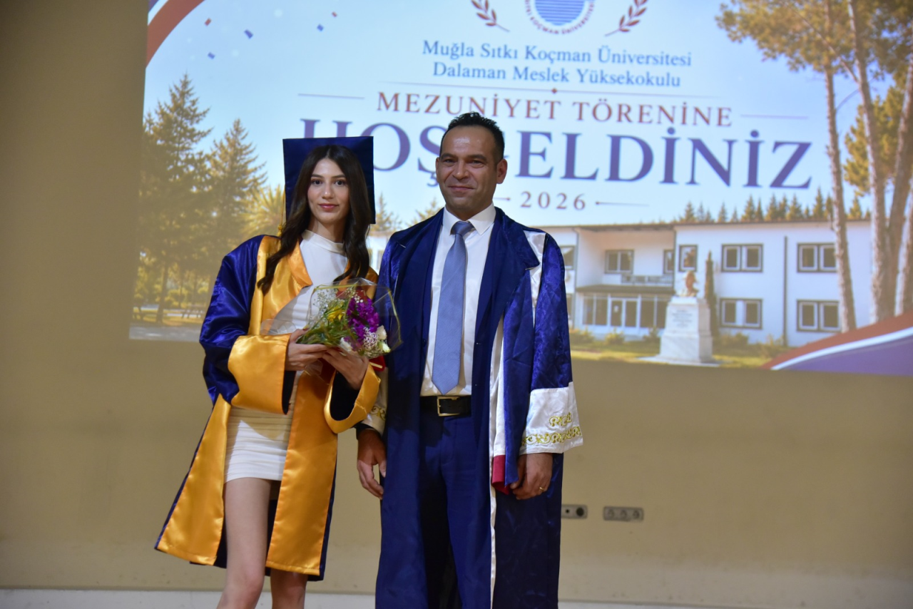 Dalaman Meslek Yüksekokulu 2025-2026 Akademik Yılı Mezunlarını Coşkuyla Uğurladı.