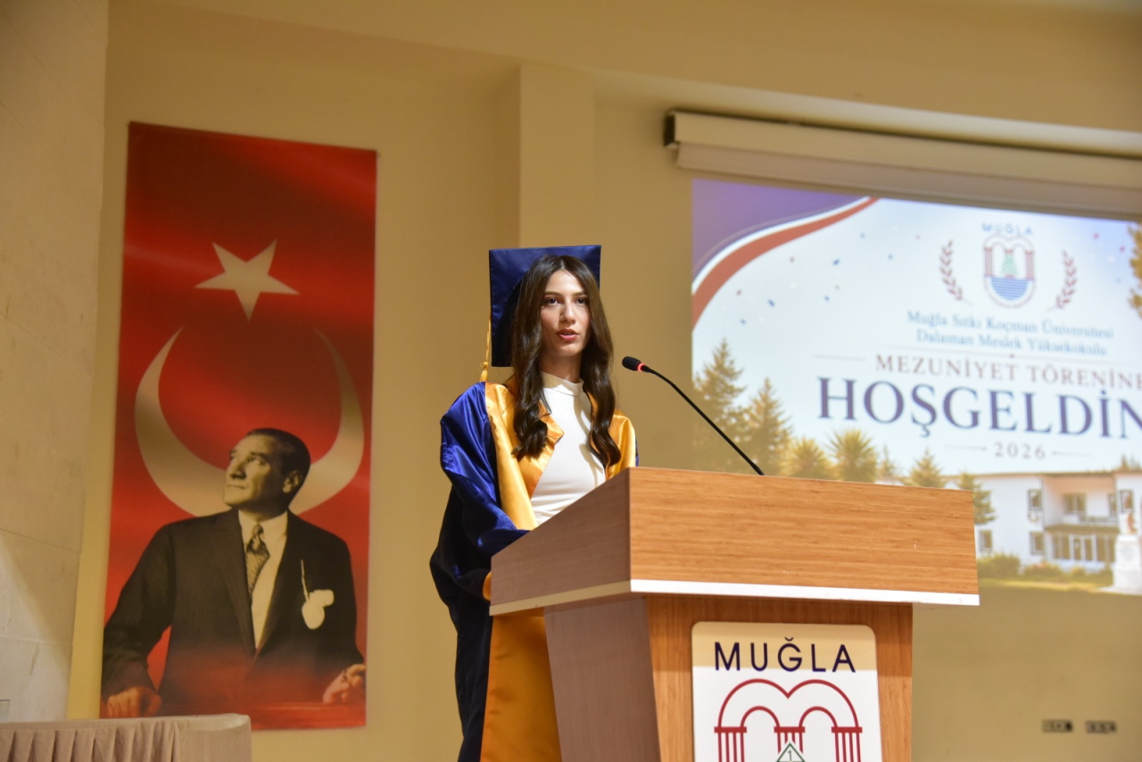 Dalaman Meslek Yüksekokulu 2025-2026 Akademik Yılı Mezunlarını Coşkuyla Uğurladı.