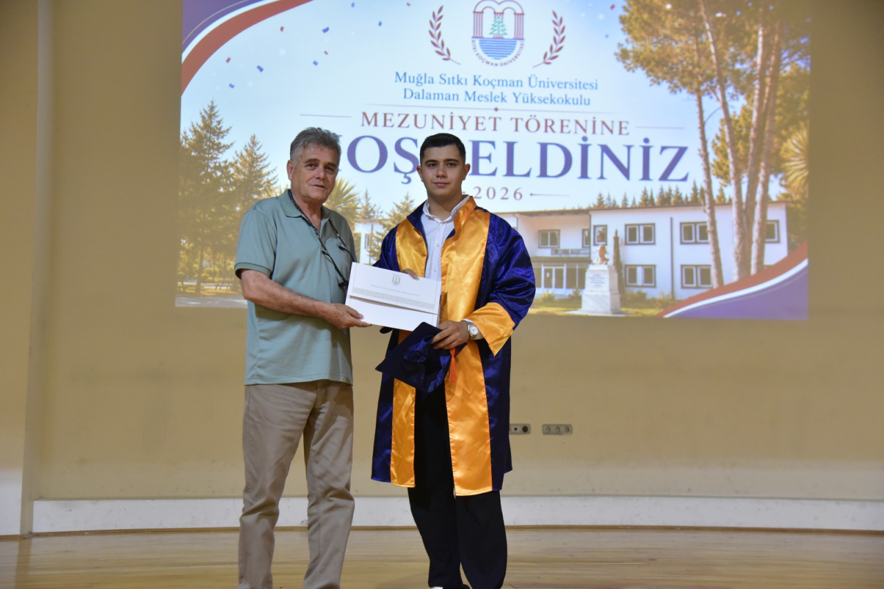 Dalaman Meslek Yüksekokulu 2025-2026 Akademik Yılı Mezunlarını Coşkuyla Uğurladı.