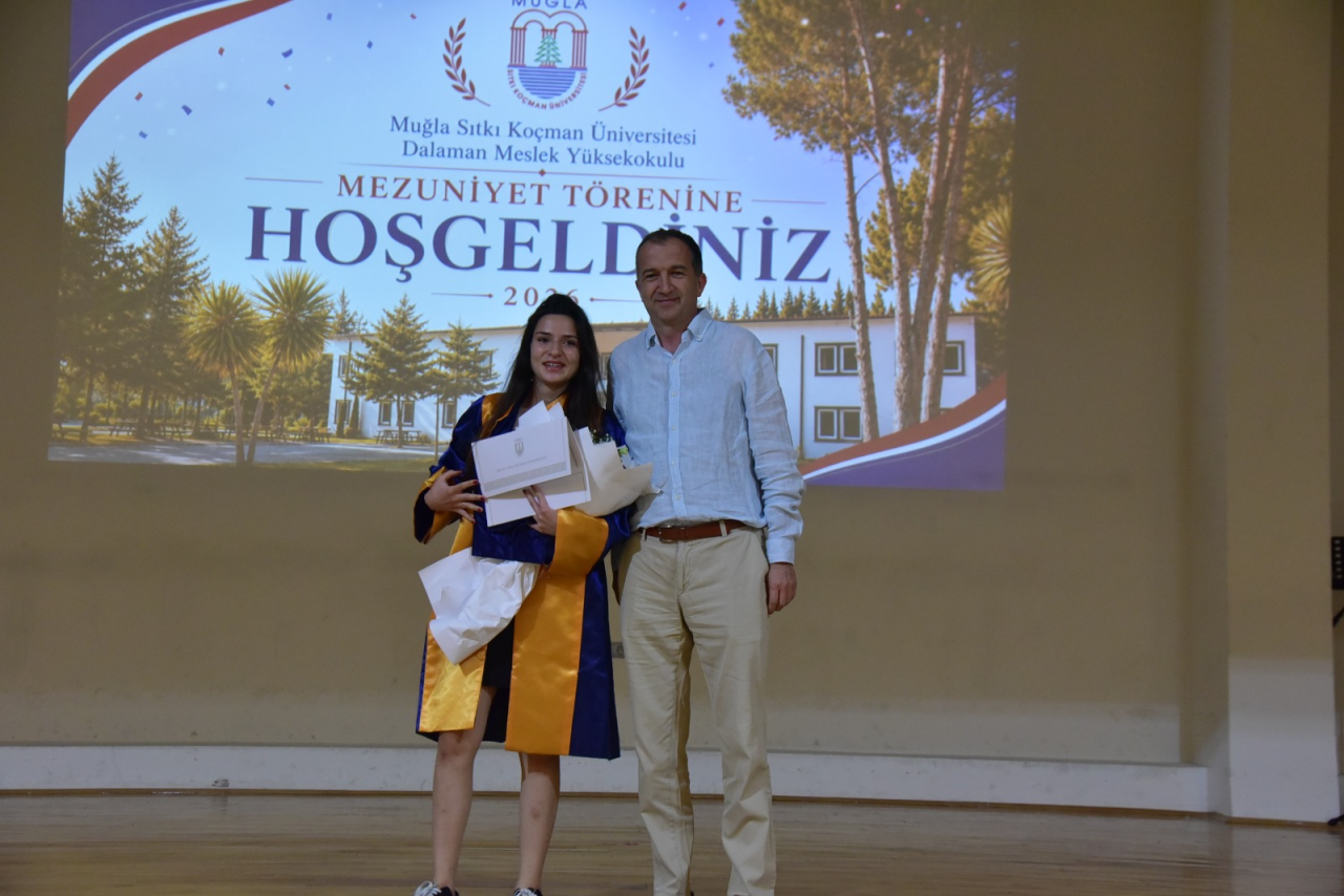 Dalaman Meslek Yüksekokulu 2025-2026 Akademik Yılı Mezunlarını Coşkuyla Uğurladı.