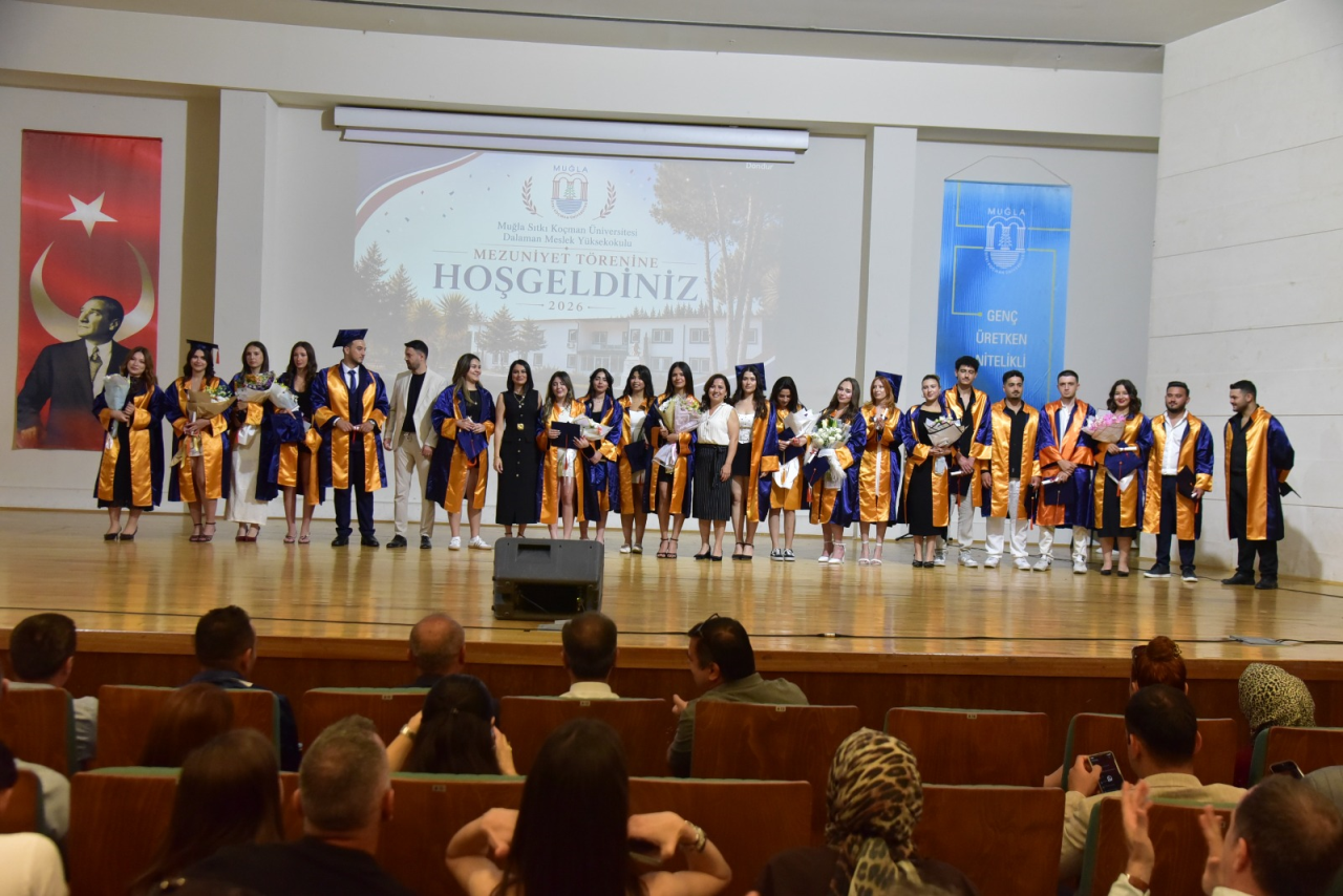Dalaman Vocational School Celebrated the Graduation of Its 2025-2026 Class
